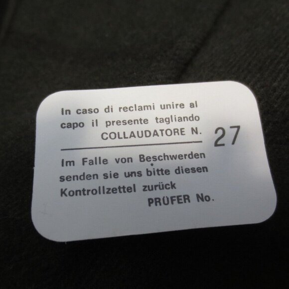 VTG Giorgio Armani Mens Classic Sport Coat One Button Plaid Green Wool 42R ITALY - Picture 16 of 16